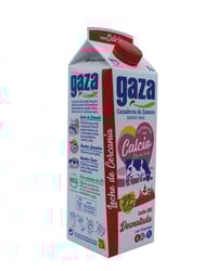 Leche Gaza calcio desnatada brik 1 l
