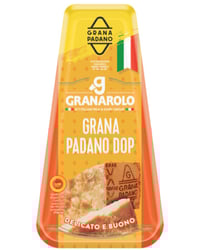 Queso italiano Granarolo elaborado con leche de vaca pasteurizada D.O.P. Grana Padano cuña 200 g