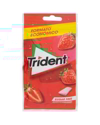 Chicle Trident bolsa fresa 43.5 g 30 u