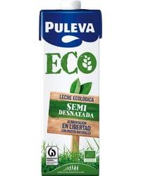 Leche Puleva ecológica semidesnatada 1l