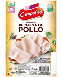 Fiambre de pechuga de pollo Campofrío lonchas 75 g