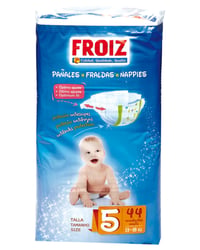 Pañal Froiz Talla 5 13-18 kg 44 u