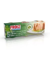Atún claro Froiz aceite oliva virgen extra 3x52 g