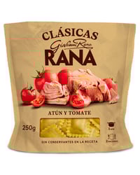 Pasta fresca al huevo Rana Ravioli rellena de atún y tomate 250g