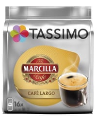 Café cápsulas Tassimo Marcilla café largo 16 u