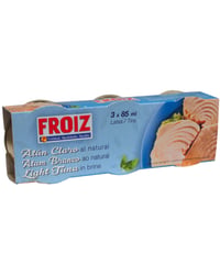 Atún claro Froiz al natural fácil apertura 3x56 g
