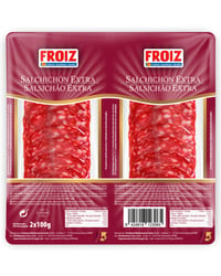 Salchichón Froiz extra bipack 2x100 g