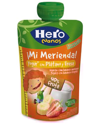 Bolsita Hero Nanos Yogur plátano y fresa 100g