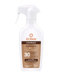 Protector solar Ecran broncea pistola Factor 30 270 ml