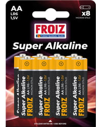 Pila Froiz Alkalina AA LR6 8 u