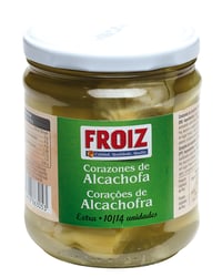 Corazones alcachofas Froiz extra 10/14 tarro 240 g