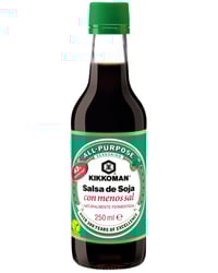 Salsa de soja Kikkoman con menos sal 250 ml