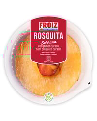Rosquita Froiz serrana con jamón curado, bacon y queso 205 g