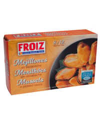 Mejillones Froiz con D.O.P. de Galicia en escabeche fácil apertura 8/12 piezas 69 g