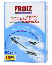 Detergente Froiz a mano polvo 600 g 15 lavados