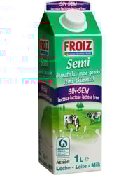 Leche Froiz sin lactosa semidesnatada 1l