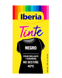 Tinte para ropa Iberia negro 2x12,5 g