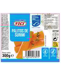 Palitos de Surimi MSC Vici Refrigerados 300 g