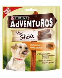 Snack perros Adventuros mini sticks 90 g