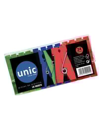 Pinzas ropa plástico 24 u