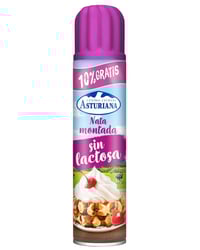 Nata Asturiana montada azucarada sin lactosa spray 250 ml