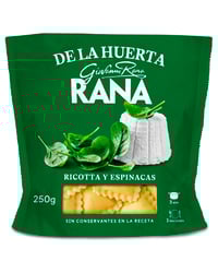 Pasta fresca al huevo Rana rellena de queso ricotta y espinacas 250g