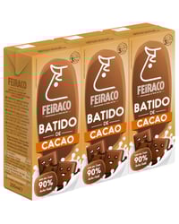 Batido Feiraco chocolate pack 3x200 ml