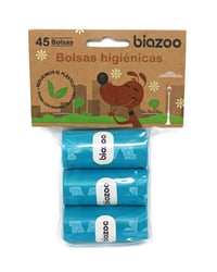 Bolsa excremento perro Biazoo 45 unidades