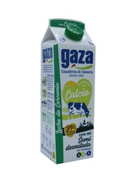 Leche Gaza calcio semidesnatada brik 1 l