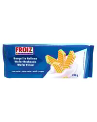 Galletas Froiz Barquillo rellenos sabor nata 200 g