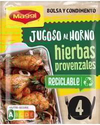 Sazonador hierbas provenzales jugoso al horno Maggi 34 g