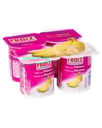 Yogur Froiz sabor plátano 4x125 g