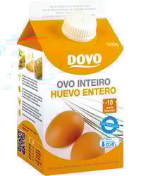 Huevo líquido Dovo entero pasteurizado brik 500 ml