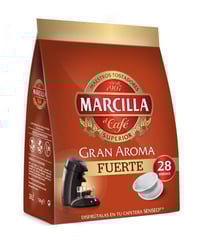 Café cápsulas Marcilla Senseo fuerte 28 u