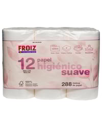 Papel higiénico Froiz doble capa 12 rollos
