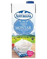 Nata para montar Asturiana líquida brik 1 L