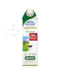 Leche Asturiana Suprema 0.0% materia grasa desnatada sin lactosa 1 l