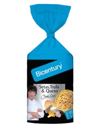 Tortitas Bicentury maíz setas, trufa y queso 124 g