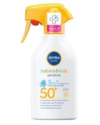 Protector solar Nivea Babies & Kids sensitive pistola factor 50 250 ml
