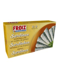 Sardina (sardinillas) Froiz en aceite girasol fácil apertura 6/9 57 g