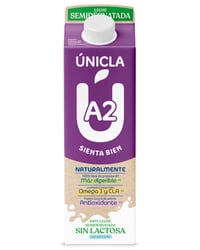 Leche Únicla A2 sin lactosa semidesnatada 1 L