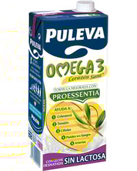 Leche Puleva Omega 3 desnatada sin lactosa 1 L
