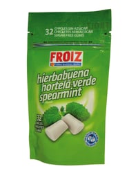 Chicles Froiz hierbabuena sin azúcar 32 u 46 g