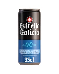 Cerveza Estrella Galicia 0,0% lata 33cl