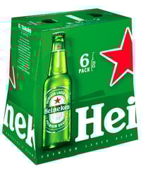 Cerveza Heineken 6x25 cl