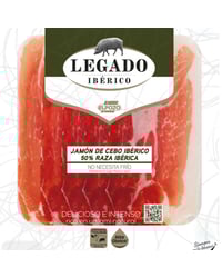 Jamón de cebo ibérico Legado 50% raza ibérica 60 g