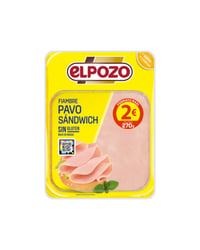 Fiambre sandwich de pavo ElPozo formato maxi 270 g
