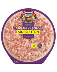 Pizza Casa Tarradellas jamón y queso sin gluten y sin lactosa 420 g