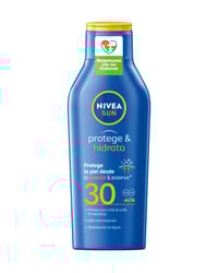 Protector Solar Nivea leche hidratante Factor 30 400 ml