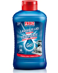 Lavavajillas máquina Froiz gel 36 lavados 720 ml